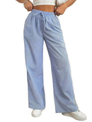 Calça Casual Listrada