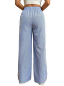 Calça Casual Listrada