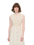 Vestido longo de algodão