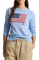 Suéter POLO RL Americano Azul Claro