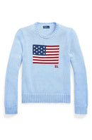 Suéter POLO RL Americano Azul Claro