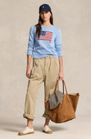 Suéter POLO RL Americano Azul Claro