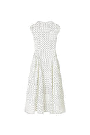 Vestido Midi De Bolinhas